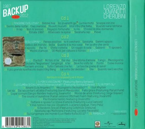 Backup 1987-2012 Il Best Deluxe Edition Boxset