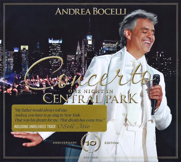 Concerto One Night In Central Park 10th Anniversary Edition