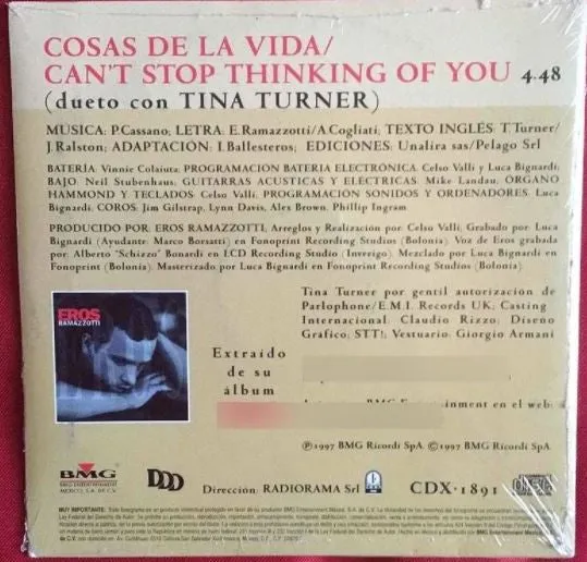 Cosas De La Vida / Can't Stop Thinking Of You
