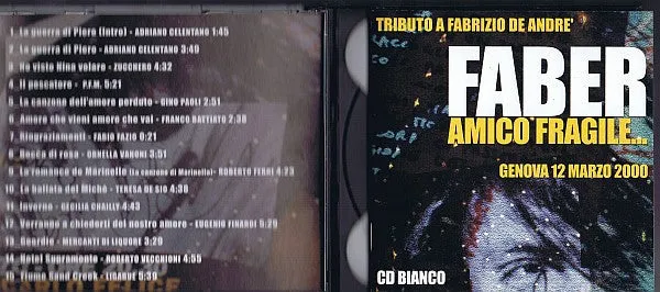 Faber Amico Fragile Tributo A Fabrizio De Andr