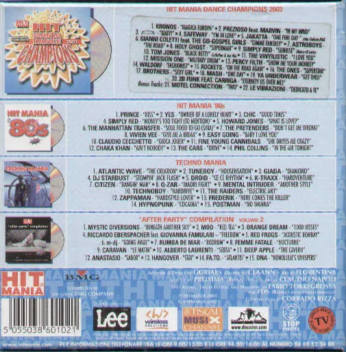 Hit Mania Dance Champions 2003 Boxset