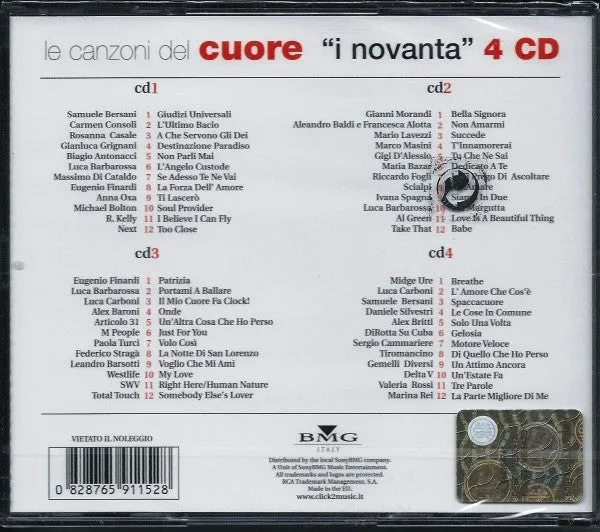 Le Canzoni Del Cuore - I Novanta