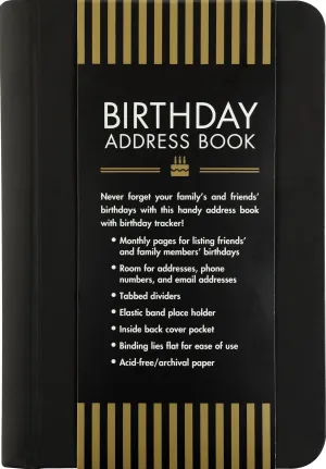 Little Address Book - Birthday Book